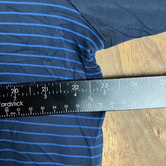 Cutter & Buck Men Jacket Navy Blue Budweiser 1/4 Zip DryTec 50+ SPF Stretch XL - Picture 8 of 12